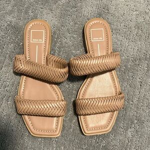 NEW DOLCE VITA BRAIDED STRAP SANDAL - NUDE
